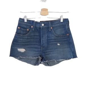 LEVI'S 501 Denim Cut Off Short Waterless Size 27